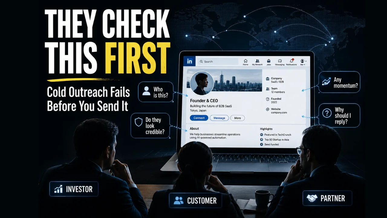 Why Most Founders Fail at Cold Outreach Before They Even Send the First Message
